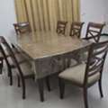 BHD 120,  Wooden Dining Table With 8 Chairs