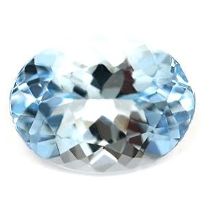 New York, Jewelry, USD 254,  Natural Aquamarine Stone Round Shape 0.80 Carat