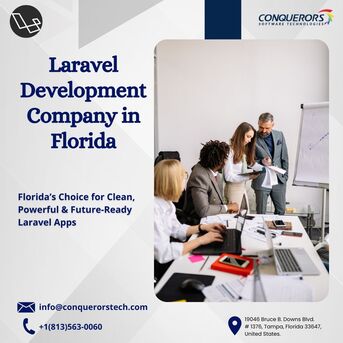 Tampa Bay, Computer, Laravel Development Company In Florida  | Conquerors Tech