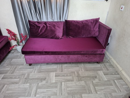 Al Malaz, Furniture, SAR 400,  5 Seater Sofa Set In Good Condition For Sale