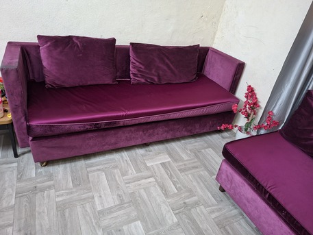 Al Malaz, Furniture, SAR 400,  5 Seater Sofa Set In Good Condition For Sale