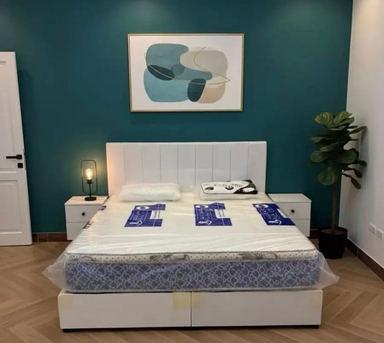 Jeddah, Furniture, SAR 5,  All Types Of Best Quality Double Bed 🛏️ With Mattress Available In Low Price