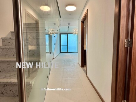 Daiya, Apartments/Houses, KWD 1500/month,  2 BR,  Brand New 2-Bedroom Sea View Duplex For Rent Near Daiyya