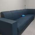 SAR 250,  Modern Blue Fabric Sofa &ndash; Comfortable & Well-Maintained