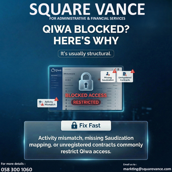 Riyadh, Business, Qiwa Blocked? It&rsquo;s Rarely Random