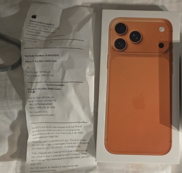 Al Rawdah, Mobile Phones, SAR 5350,  Iphone 17 Pro Max 256gb Cosmic Orange USA LLA