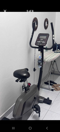 Riyadh, Sporting Goods, SAR 1100,  Upright Excersice Bike (Cycle) - Excellent Condition (AXOX IJ30) Like New