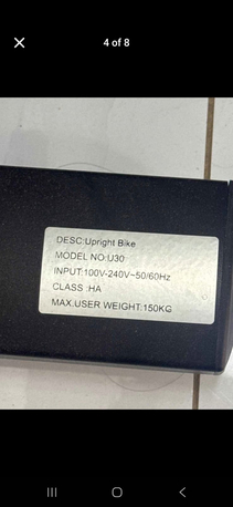 Riyadh, Sporting Goods, SAR 1100,  Upright Excersice Bike (Cycle) - Excellent Condition (AXOX IJ30) Like New