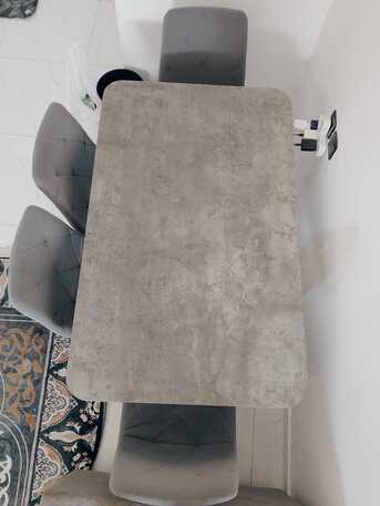 Riyadh, Furniture, Dining Table With 4 Chairs And Coffee Table With 2 Chairs