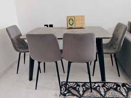 Riyadh, Furniture, Dining Table With 4 Chairs And Coffee Table With 2 Chairs