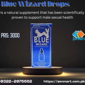 Islamabad, Health & Beauty Items, PKR 2999,  Blue Wizard 15ml Drops Price In Islamabad - 03222076662 | Zenmart