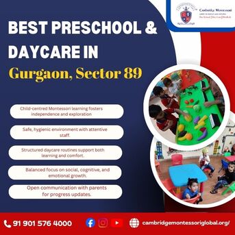 Gurgaon, Daycare, Best Preschool & Daycare In Gurgaon, Sector 89