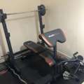 SAR 500,  Gym Bench And Rod With Weights