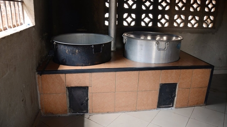 Kampala, Construction, School Modern Stoves In Kampala