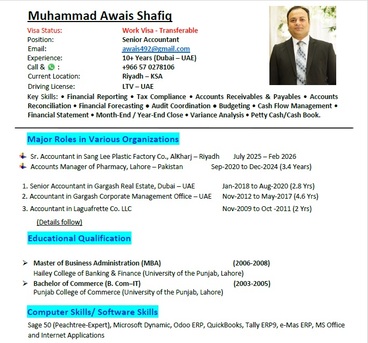 Riyadh, Job Seekers, Gulf Experienced Accountant-Immediate Joining