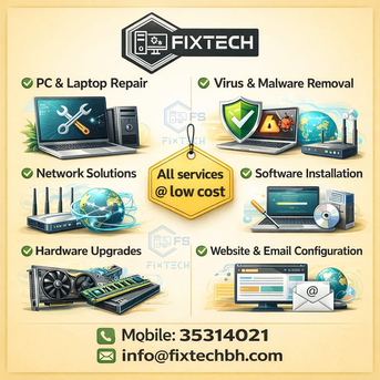 Manama, Computer, Computer Service & Software Installation Service