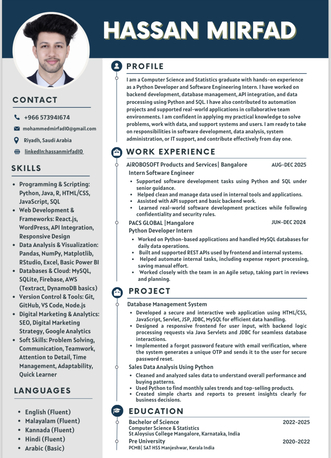 Riyadh, Job Seekers, It Engineer , Full Stack Developer, Python, It, Computer Science, Data, Administration, Oo