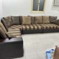 SAR 600,  Sofa Set (9Seater) & Wooden Cot Small