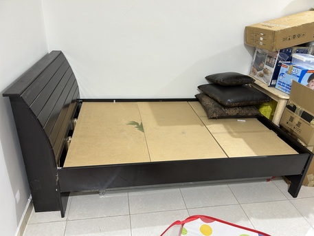 Azizia, Furniture, SAR 600,  Sofa Set (9Seater) & Wooden Cot Small