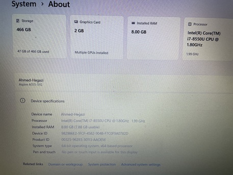 Jubail, Computers, SAR 1500,  Acer Aspire 5