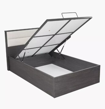 Riyadh, Furniture, SAR 980,  For Sale: Scott Hydraulic Twin Storage Bed - 120x200 Cm