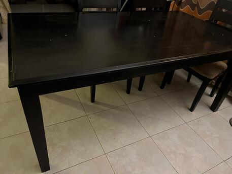 Al Sulaymaniyyah, Furniture, SAR 220,  Dining Table In Excellent Condition With Free 6 Chairs