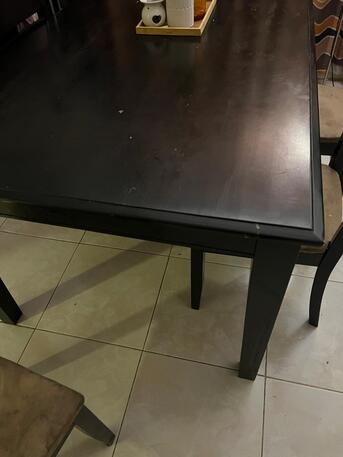 Al Sulaymaniyyah, Furniture, SAR 220,  Dining Table In Excellent Condition With Free 6 Chairs