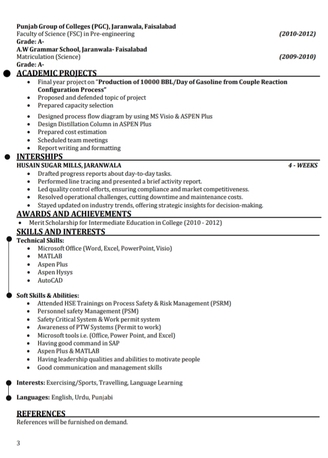 Riyadh, Job Seekers, Chemical Engineer Having 9 Years&rsquo; Experience In Utilities, Boilers & Turbine Operations.