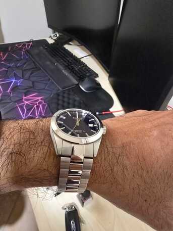 Riyadh, Watches, SAR 1450,  Tissot Mens Watch Powermatic 80 Silicium Deep Blue