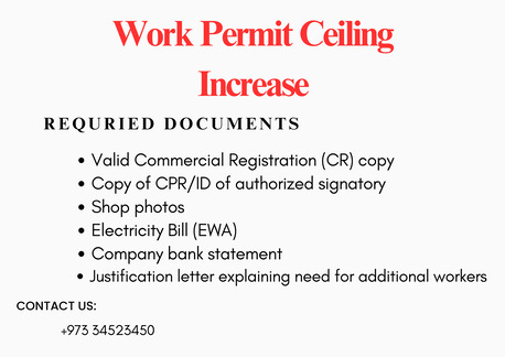 Manama, Business, Need Increase Your Work Permit Ceiling! We Will Help You