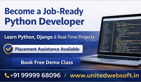 New Delhi, Lessons Offered, Job-Oriented Online Python Course By UnitedWebSoft.in &ndash; Delhi/NCR