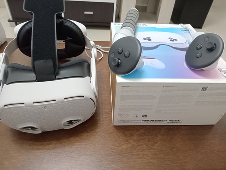 Riffa, Video Games, BHD 130,  Meta Quest 3s 256gb Memory With Battery Backup + Joystick Handle