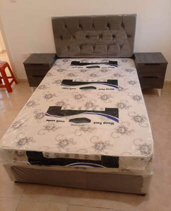 Jeddah, Furniture, SAR 2,  New Best Quality Medium Size Bed With Mattress Available In Low Price