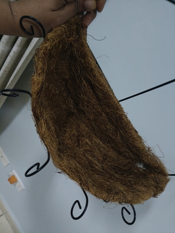 Jubail, Household Items, SAR 10,  Coir Basket Lined Hanging Flower Pots