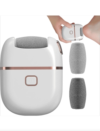 Riyadh, Health & Beauty Items, SAR 30,  Electric Foot Exfoliator, Portable Rechargeable Callus Remover, 2 Grinding Rotating Heads
