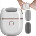 SAR 30,  Electric Foot Exfoliator, Portable Rechargeable Callus Remover, 2 Grinding Rotating Heads