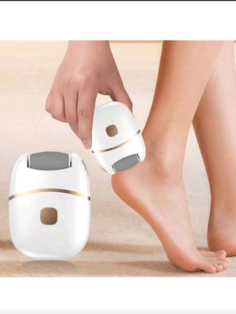 Riyadh, Health & Beauty Items, SAR 30,  Electric Foot Exfoliator, Portable Rechargeable Callus Remover, 2 Grinding Rotating Heads