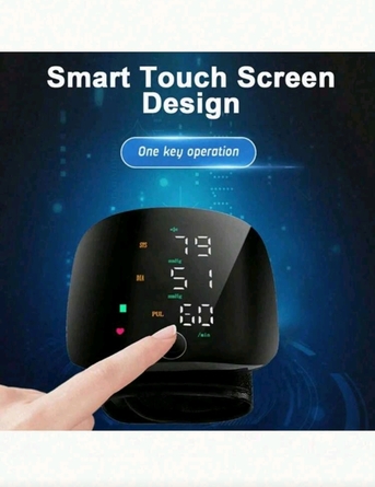 Riyadh, Health & Beauty Items, SAR 60,  Blood Pressure Monitor Portable Rechargeable Touch With Sound
