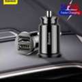 SAR 10,  Baseus Car Fast Charger With 2 Usb Ports