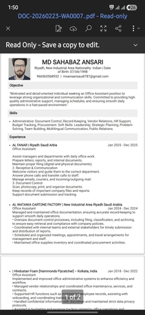 Riyadh, Job Seekers, Office Assistant