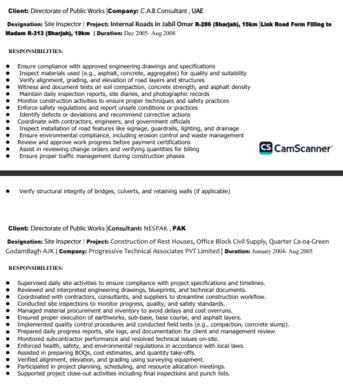 Al Wajh, Job Seekers, Sr Civil Site Engineer