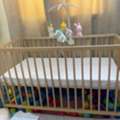 BHD 10,  Ikea Baby Cot With Mattress