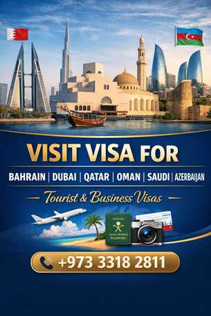 Doha, Travel, Tourist Visit Visa For Bahrain Dubai Saudi Qatar