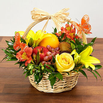 Singapore, Florist, Reliable Fruit Basket Delivery Singapore By Well Live Florist