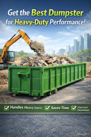 Toronto, Household Items, Get The Best Dumpster For Heavy-Duty Performance!