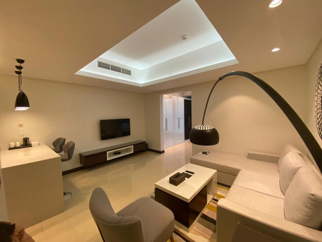 Hidd, Apartments, Flats, Houses & Villas, BHD 350/month,  1 BR,  One Bedroom Flat For Rent With Ewa | With Acs