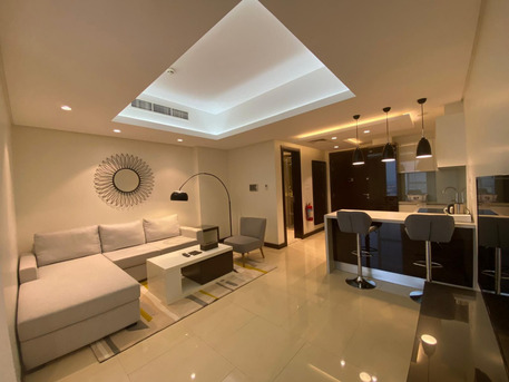 Hidd, Apartments, Flats, Houses & Villas, BHD 350/month,  1 BR,  One Bedroom Flat For Rent With Ewa | With Acs