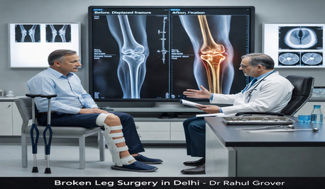 Mumbai, Medical, Advanced Broken Leg Surgery For Faster Recover