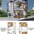 Compact 3-BHK Duplex House Design In Guna