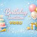 Birthday Invitation Video | Creative Digital Invite